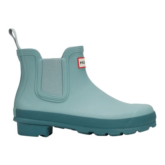 Hunter Women's Original Chelsea Boots in Light Green - Picture 6 of 12
